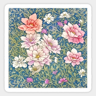 floral abstract pattern Sticker